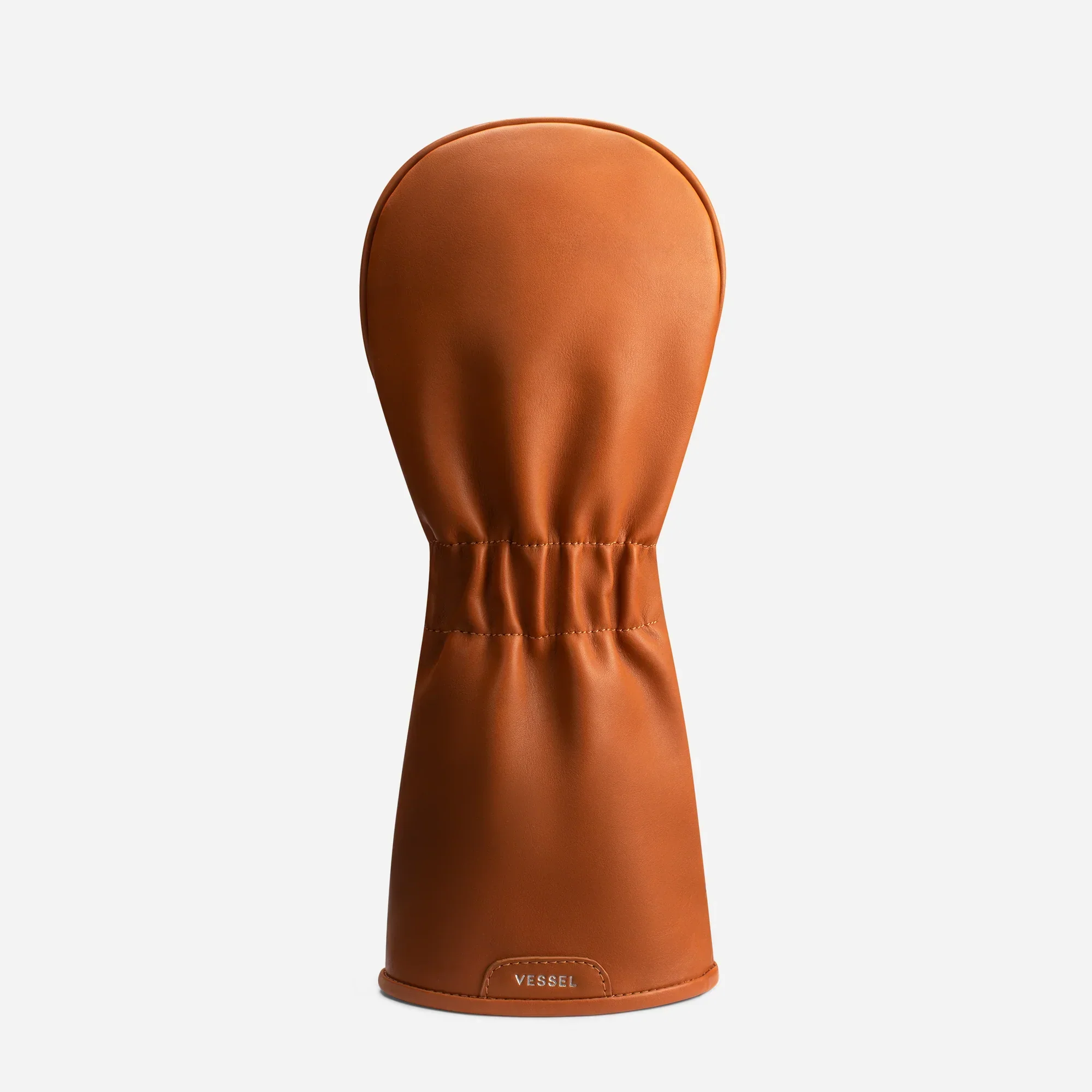 VESSEL Geometric Premium Golf Club Headcover – Genuine Leather – Smooth Brown - Image 5