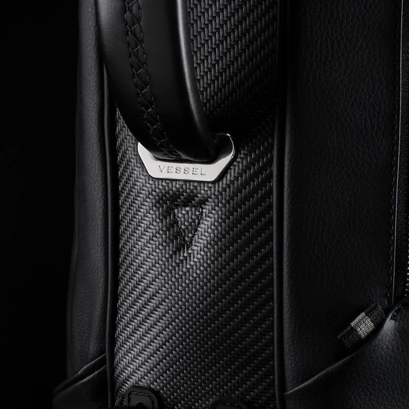 VESSEL Lux Carbon Stand Golf Bag - Pebbled Navy - Image 7