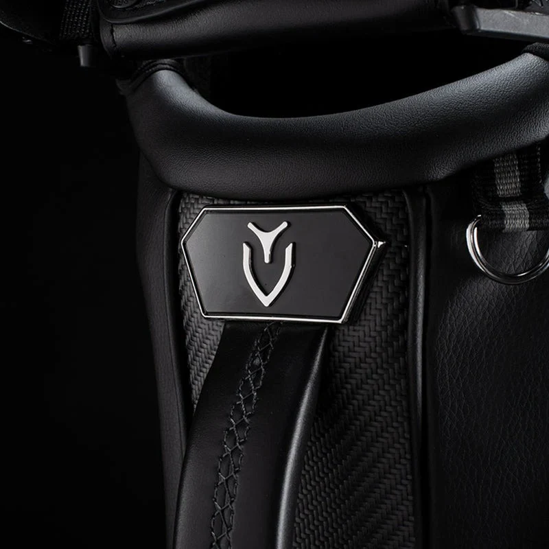VESSEL Lux Carbon Stand Golf Bag - Pebbled Navy - Image 13