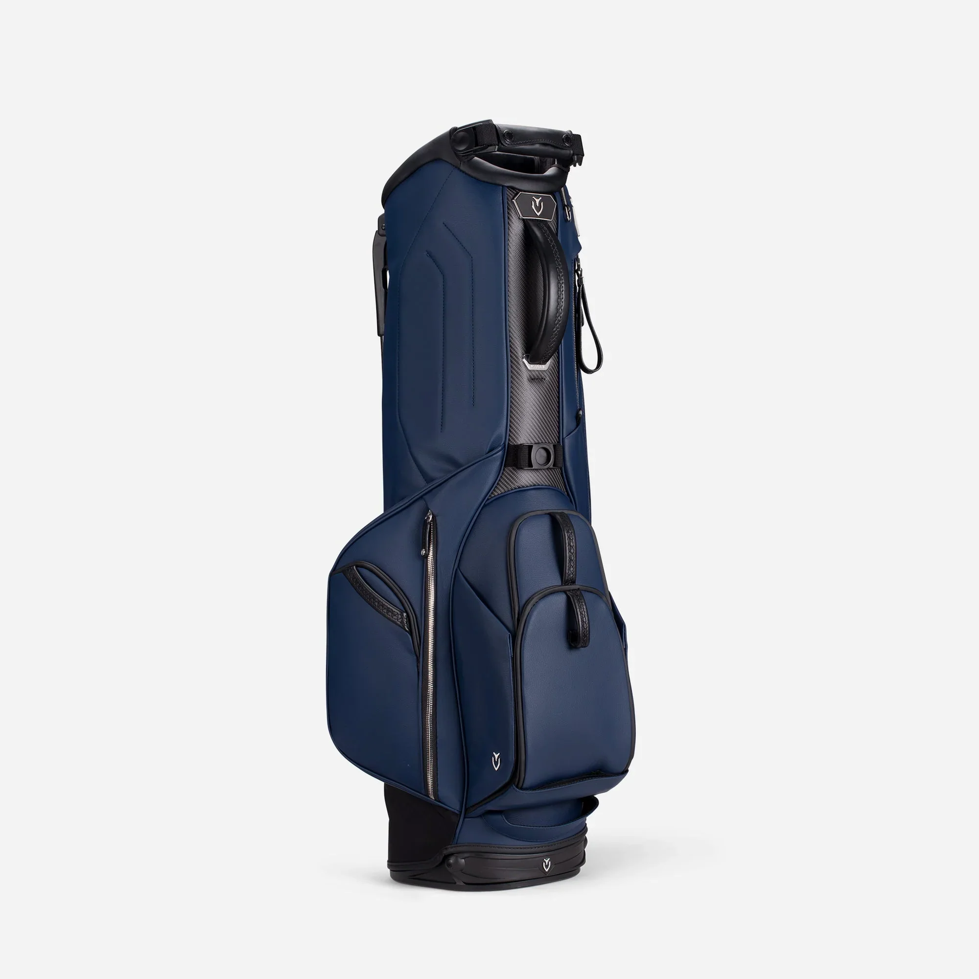 VESSEL Lux Carbon Stand Golf Bag - Pebbled Navy - Image 6