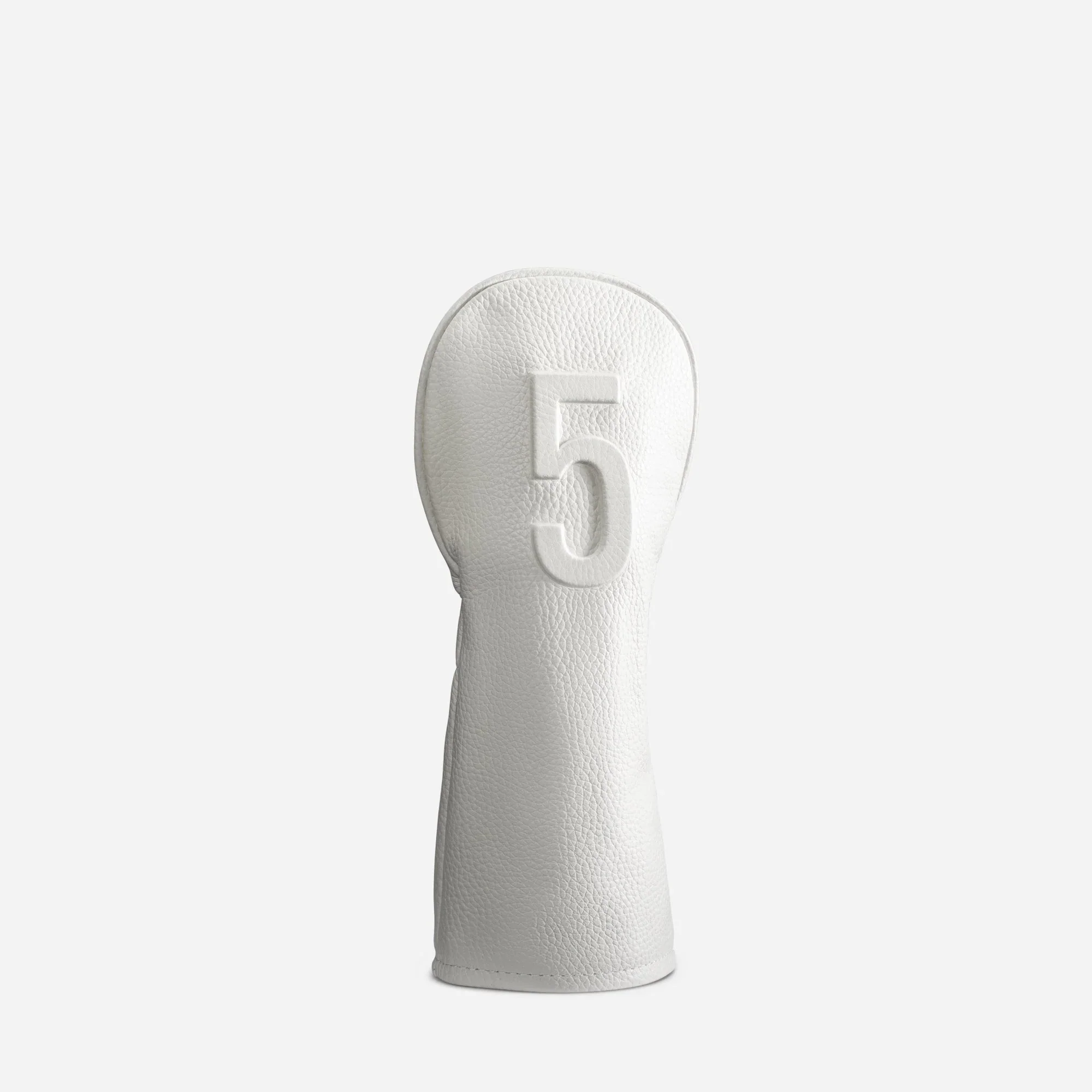 VESSEL Lux Embossé Premium Golf Club Headcover - White - Image 4