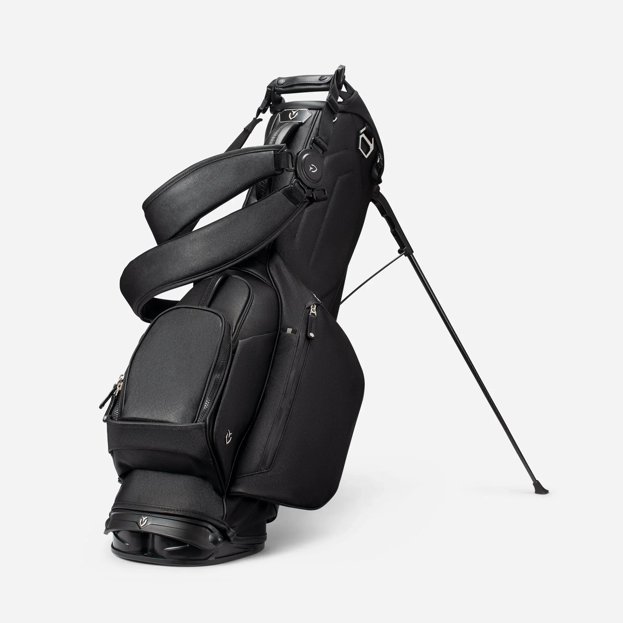 VESSEL Lux Looper Stand Golf Bag - Crosshatch Black