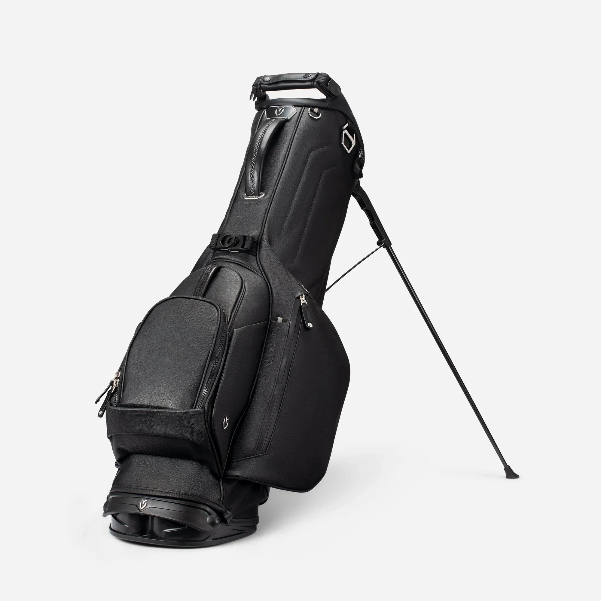 VESSEL Lux Looper Stand Golf Bag - Crosshatch Black - Image 2