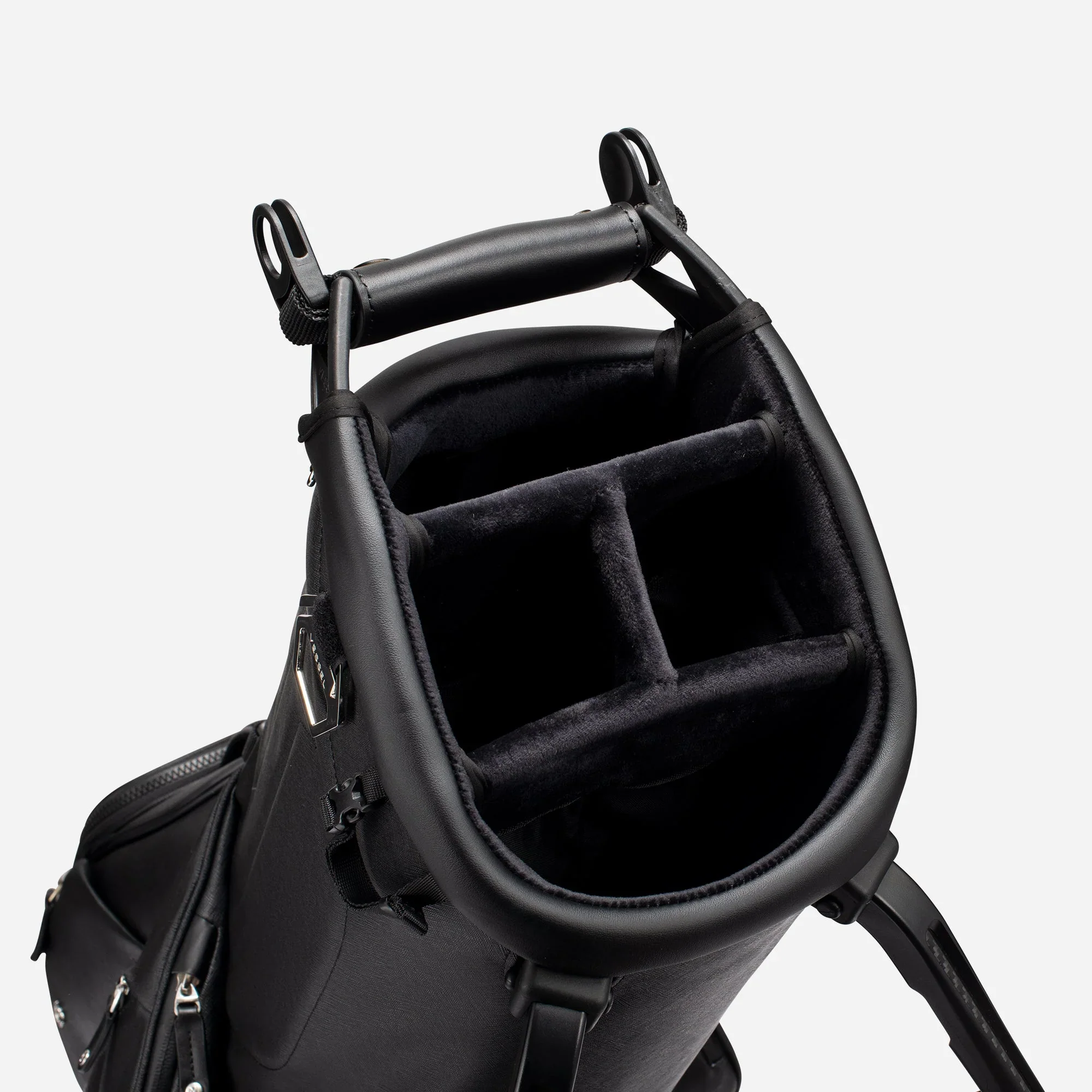 VESSEL Lux Looper Stand Golf Bag - Crosshatch Black - Image 4