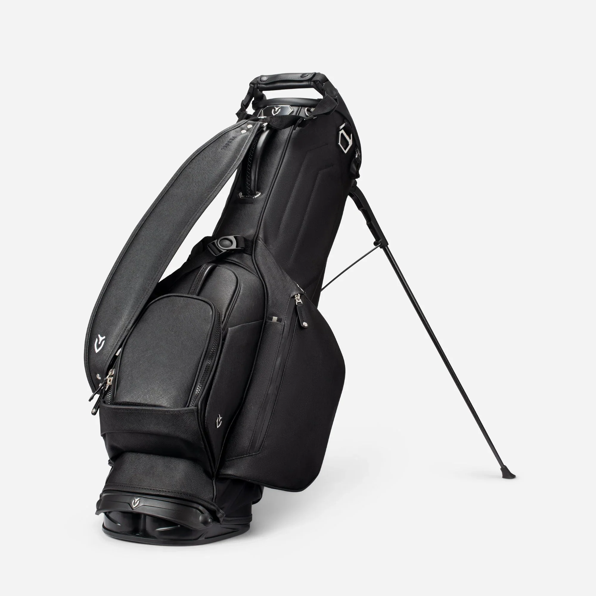 VESSEL Lux Looper Stand Golf Bag - Crosshatch Black - Image 8