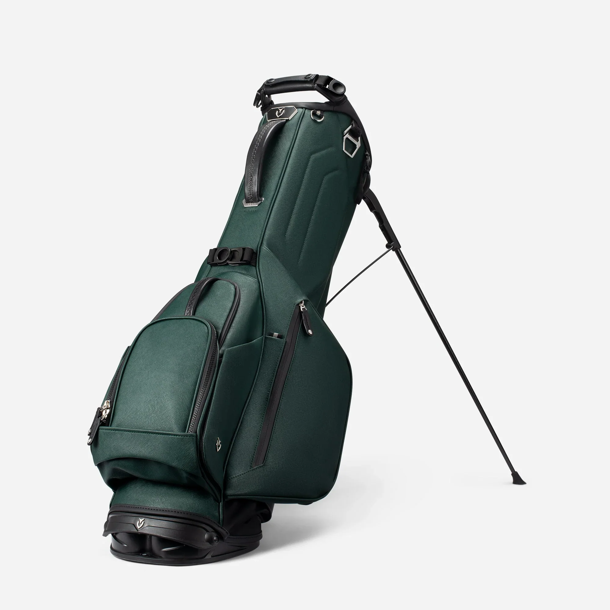 VESSEL Lux Looper Stand Golf Bag - Crosshatch Green - Image 2