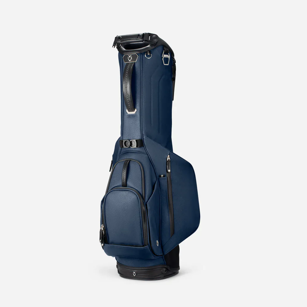 VESSEL Lux Looper Stand Golf Bag - Crosshatch Navy - Image 3