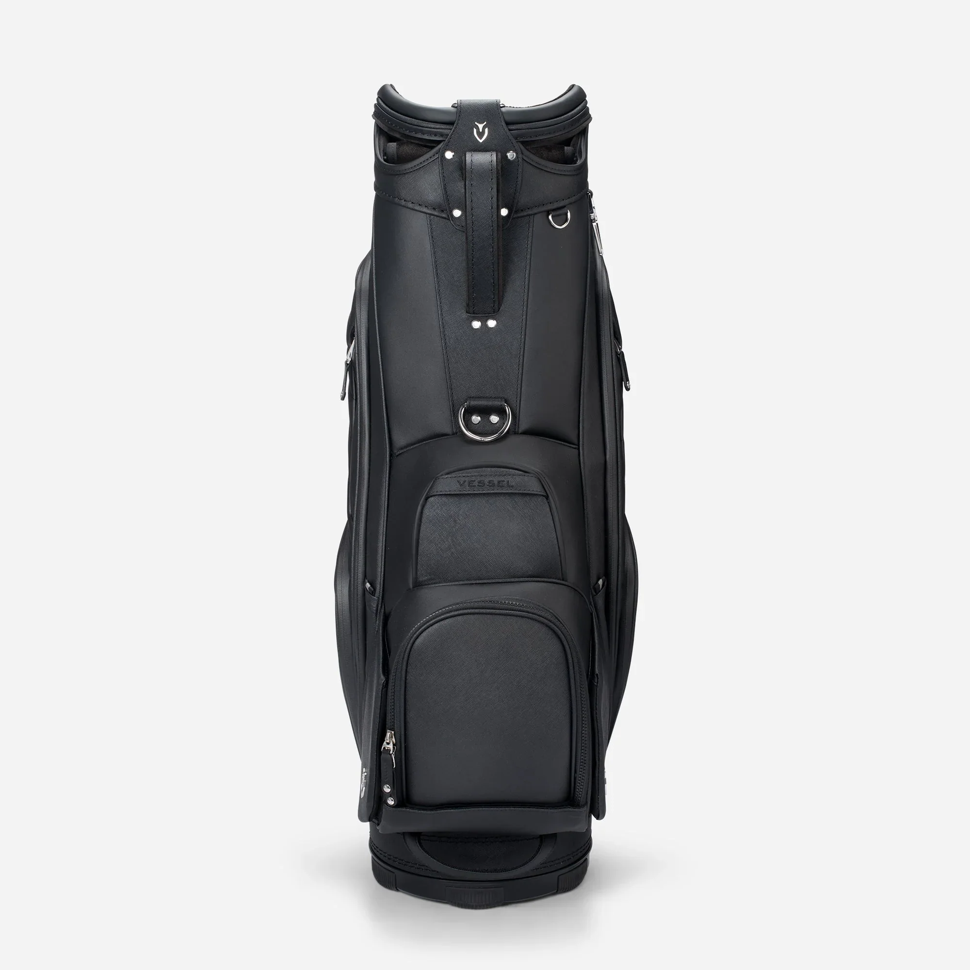 VESSEL Lux Prime Cart Golf Bag - Tour Styling Luxury Performance - Black - Image 7
