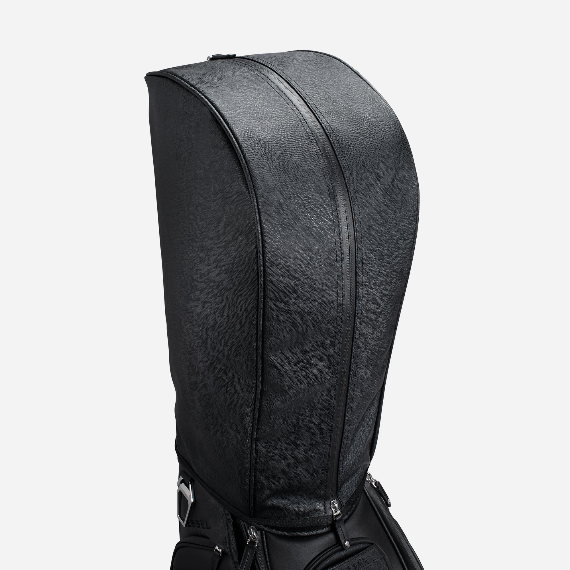 VESSEL Lux Prime Cart Golf Bag - Tour Styling Luxury Performance - Black - Image 9