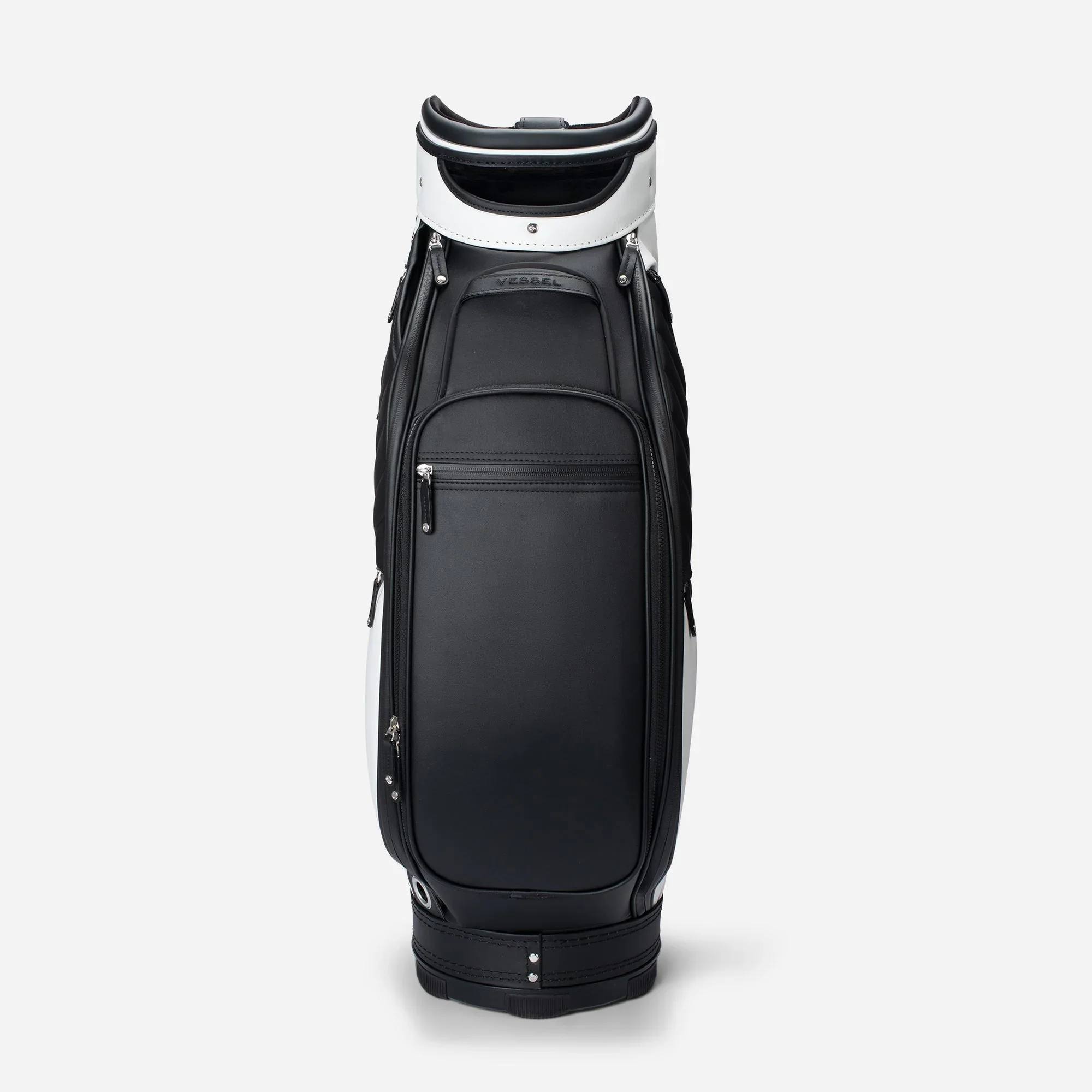 VESSEL Lux Prime Cart Golf Bag - Tour Styling Luxury Performance - White/Black - Image 11
