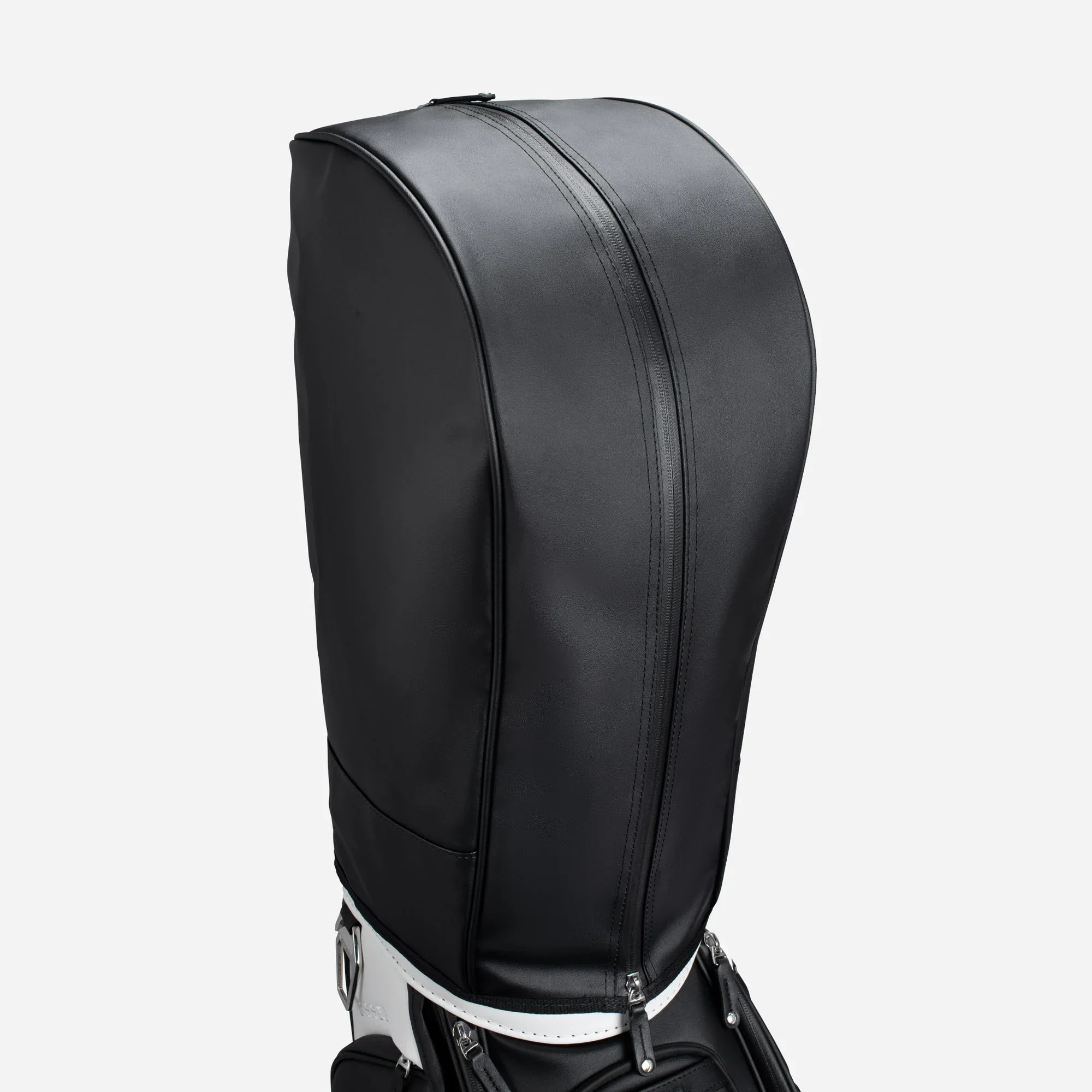 VESSEL Lux Prime Cart Golf Bag - Tour Styling Luxury Performance - White/Black - Image 13