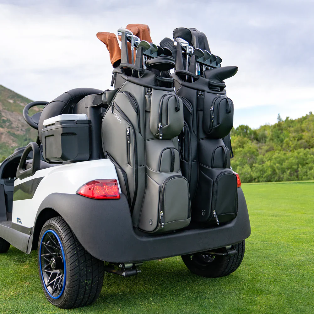 VESSEL Lux Pro Cart II Golf Bag - Pebbled Grey - Image 7