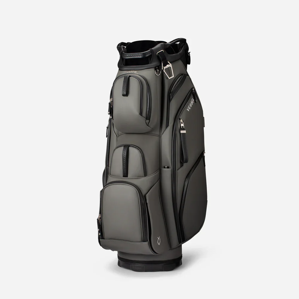 VESSEL Lux Pro Cart II Golf Bag - Pebbled Grey