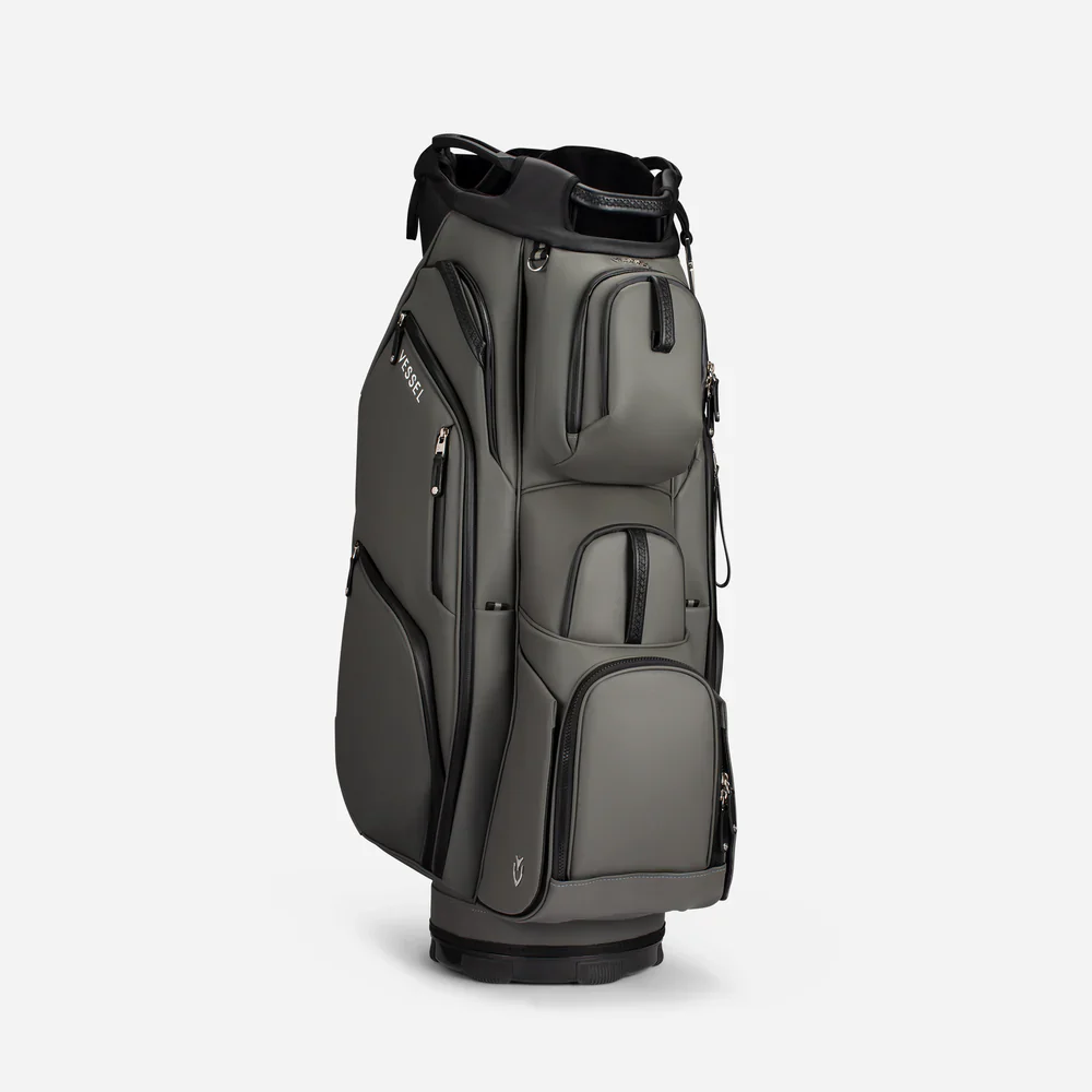 VESSEL Lux Pro Cart II Golf Bag - Pebbled Grey - Image 2