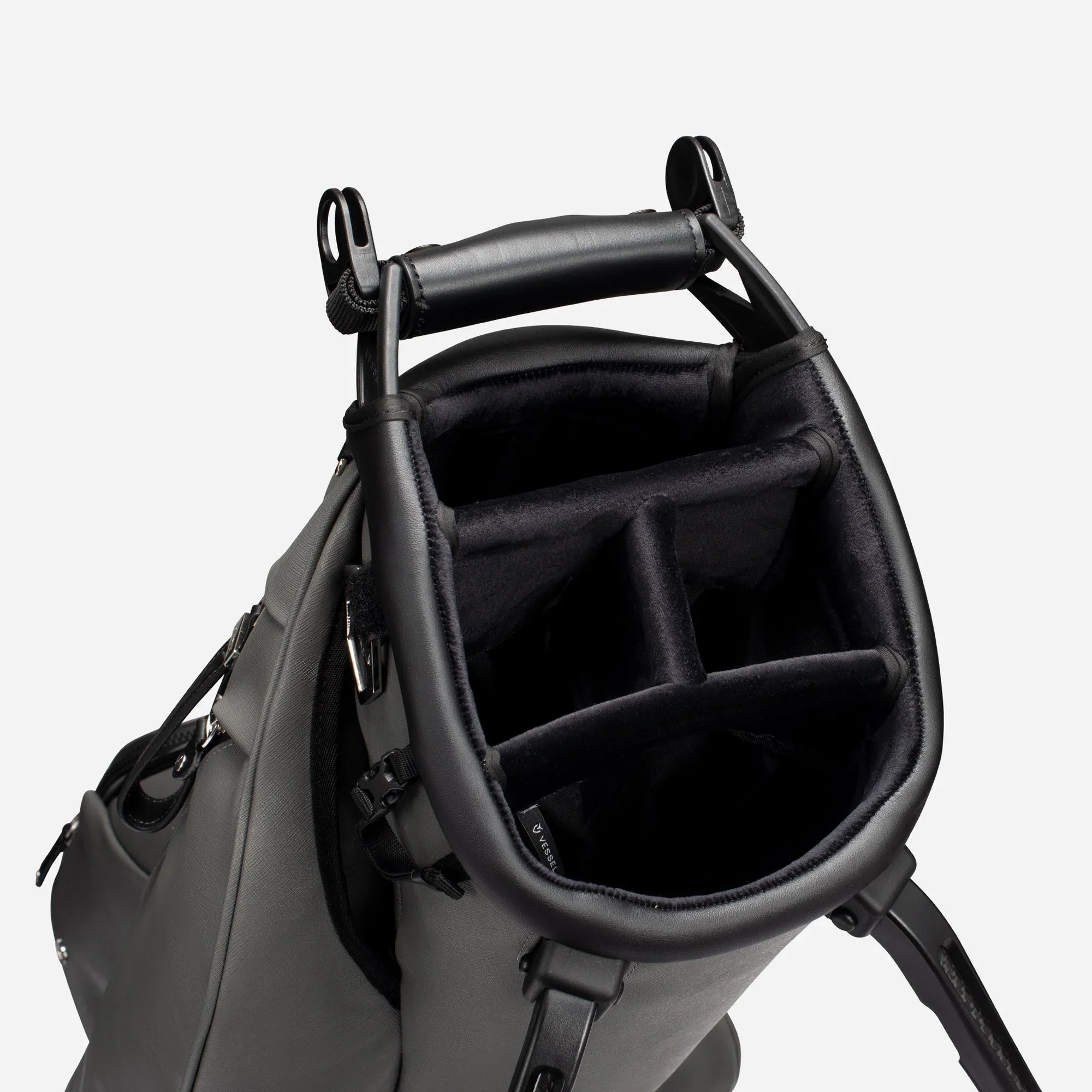 VESSEL Lux Stand Golf Bag - Crosshatch Grey - Image 4