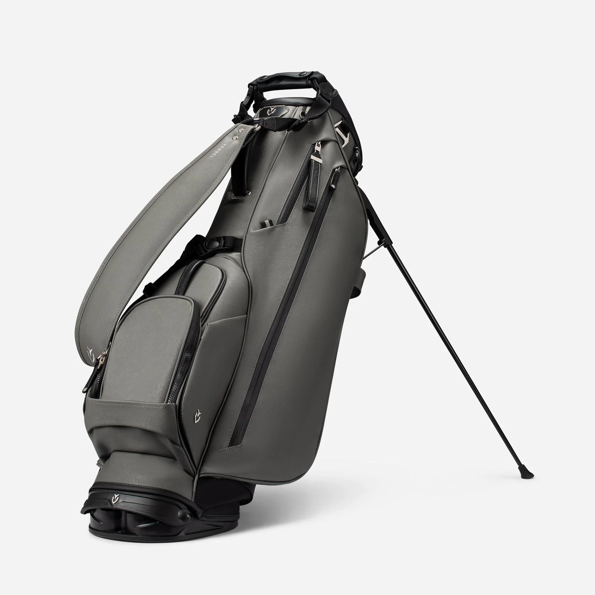 VESSEL Lux Stand Golf Bag - Crosshatch Grey - Image 7