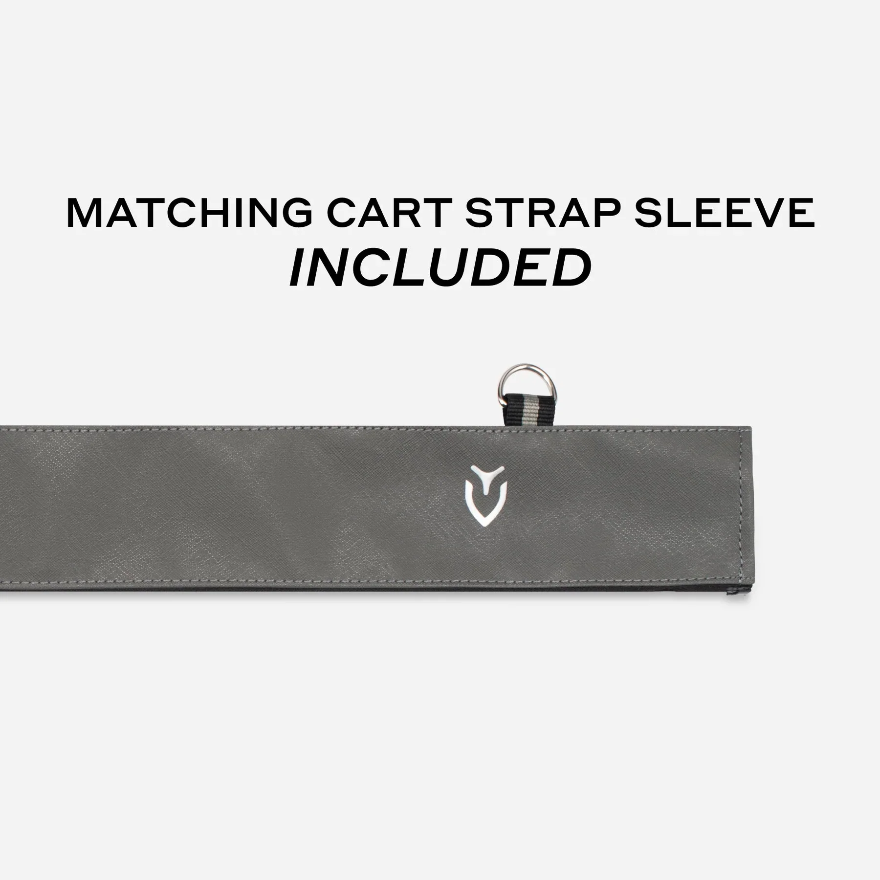 VESSEL Lux Stand Golf Bag - Crosshatch Grey - Image 8