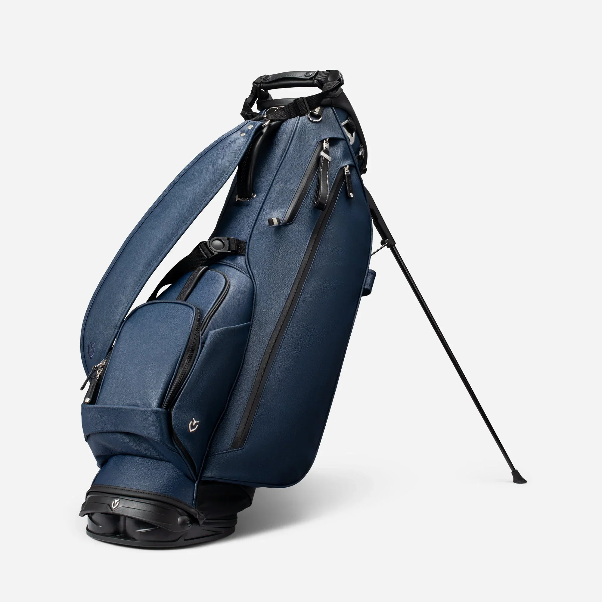 VESSEL Lux Stand Golf Bag - Crosshatch Navy - Image 3