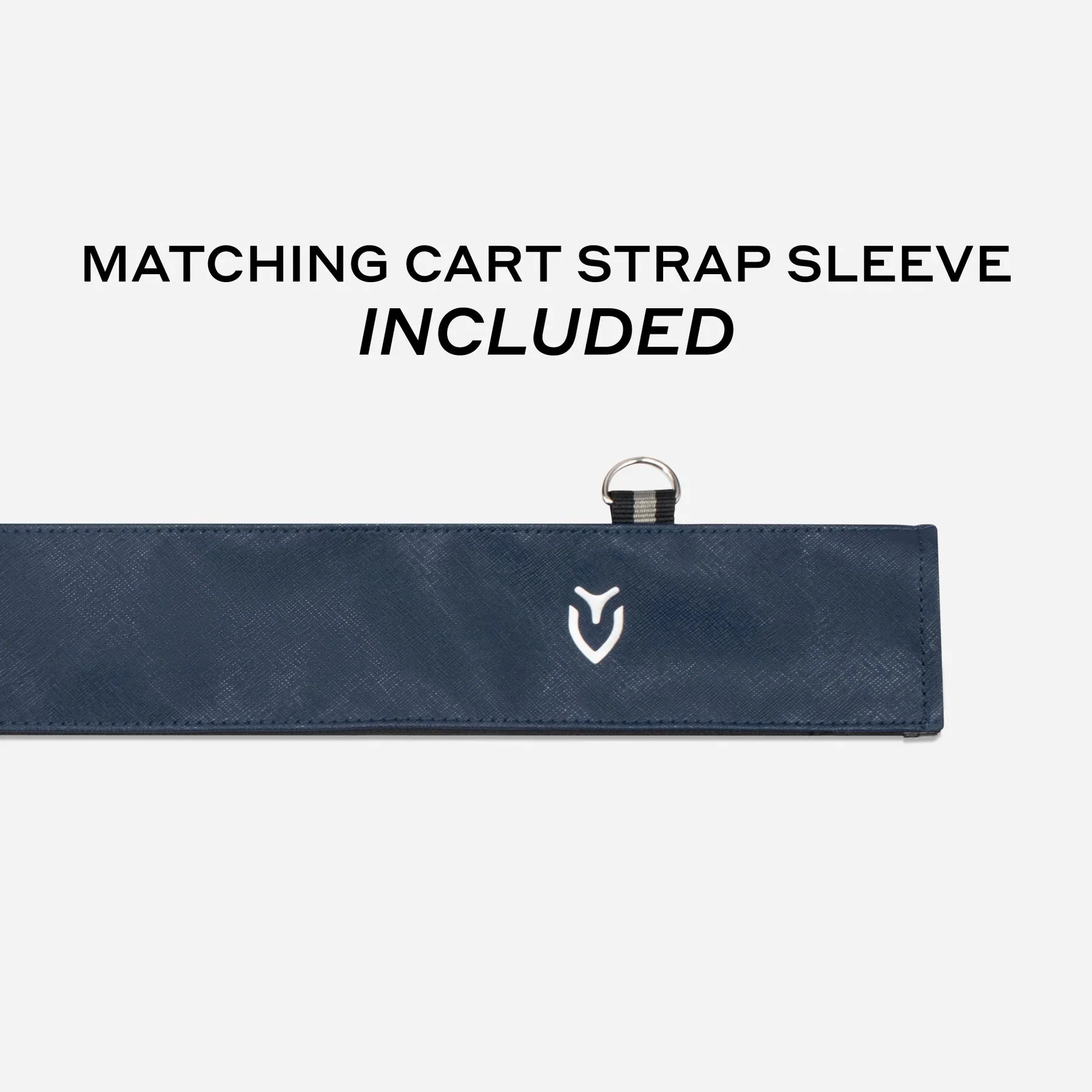 VESSEL Lux Stand Golf Bag - Crosshatch Navy - Image 9