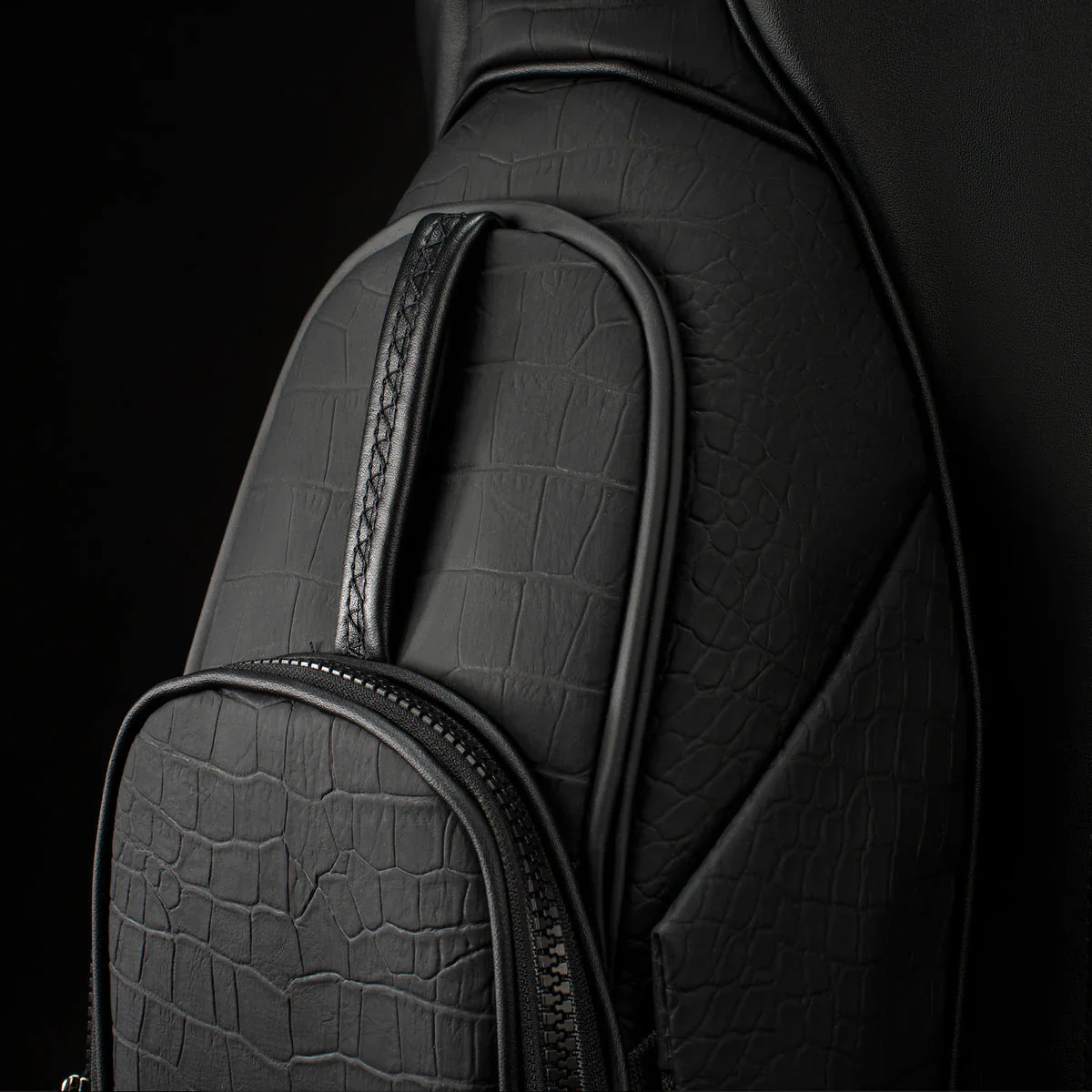 VESSEL Lux Stand Golf Bag - Croc Black - Image 3