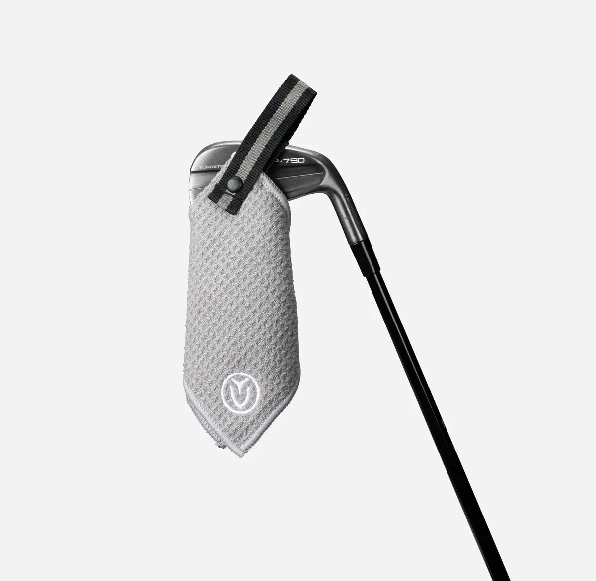 VESSEL Magnetic Golf Towel 5" x 5" - Grey - Image 3