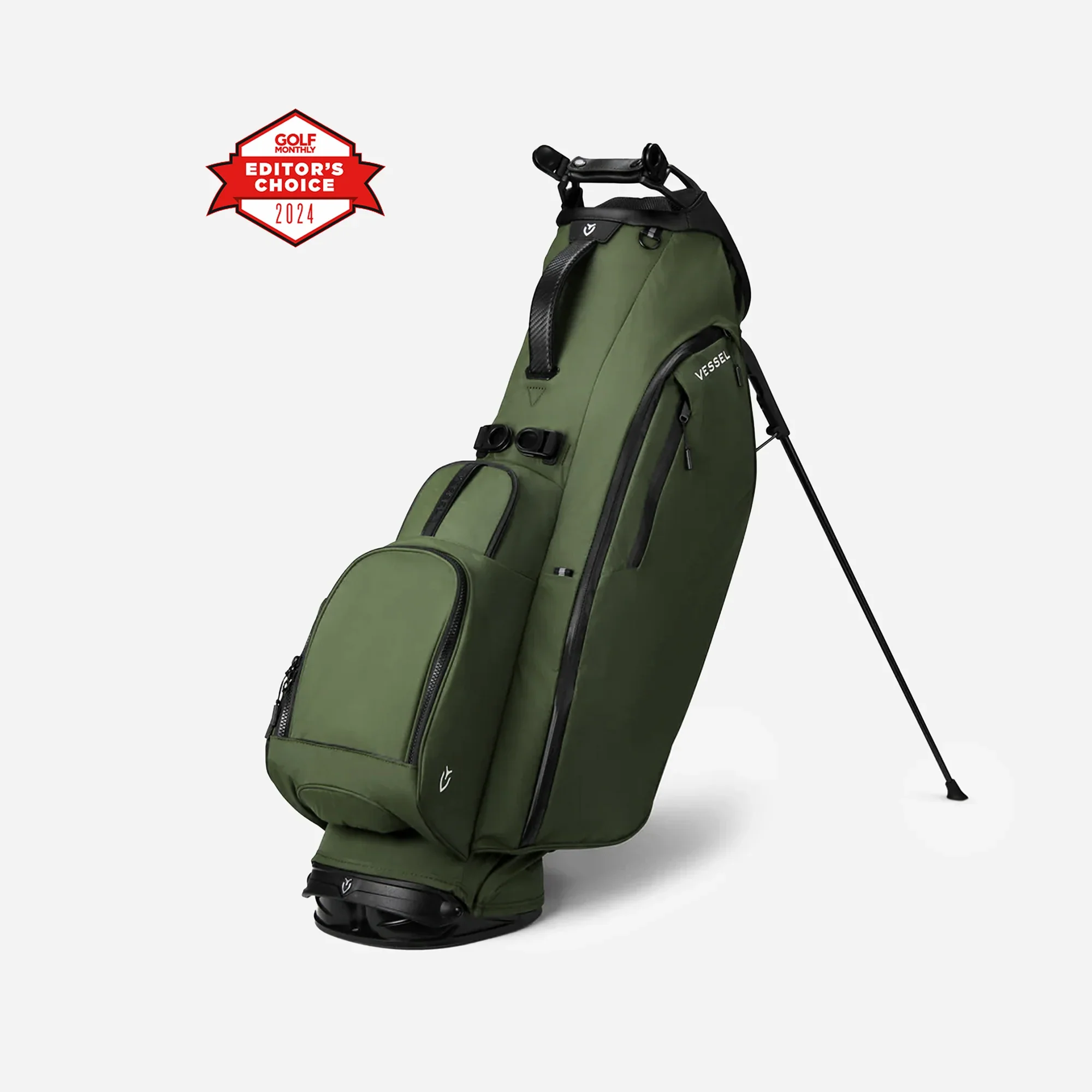 VESSEL Player Air Stand Golf Bag - Olive - Image 2