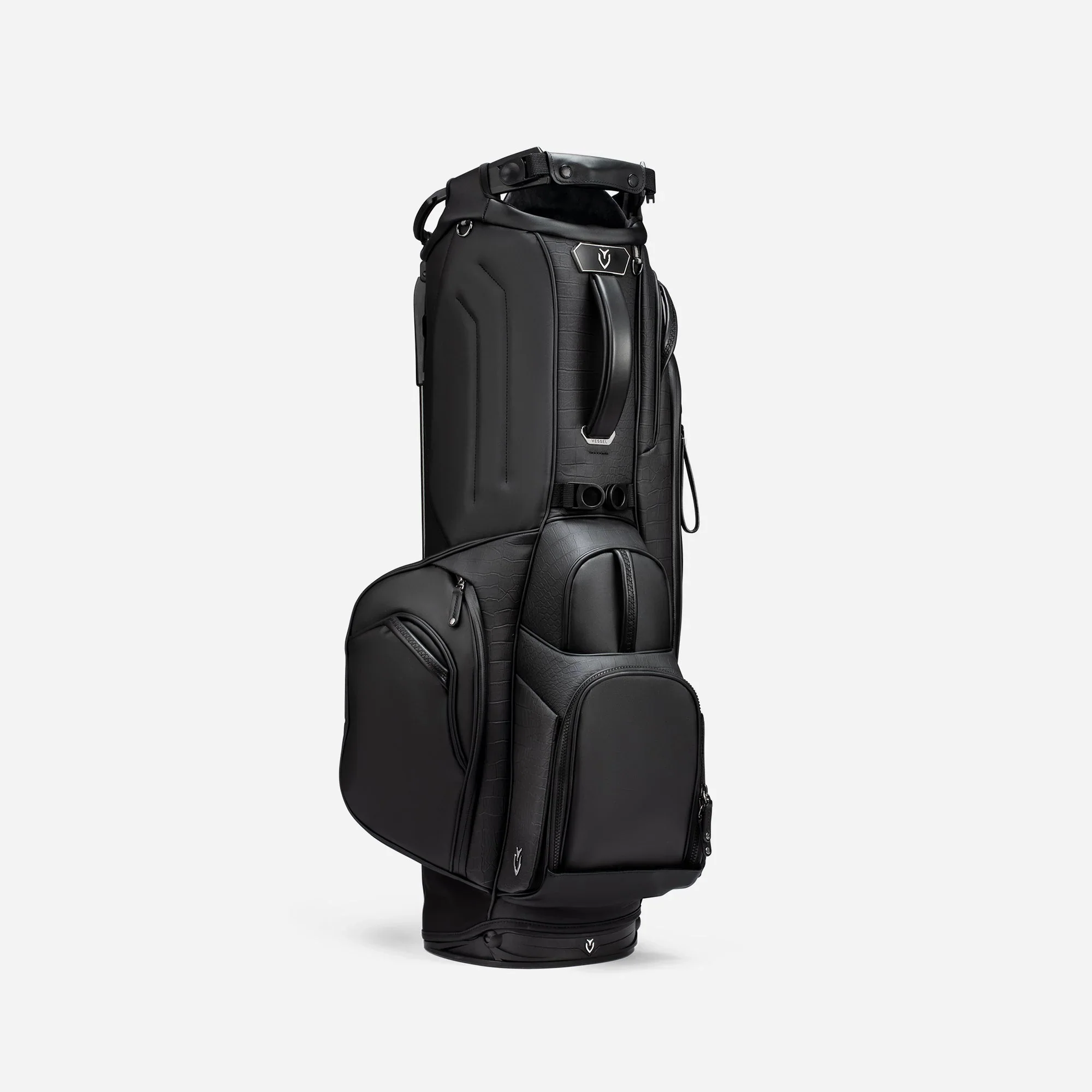 VESSEL Player V Pro Stand Golf Bag - Croc Black - Image 5