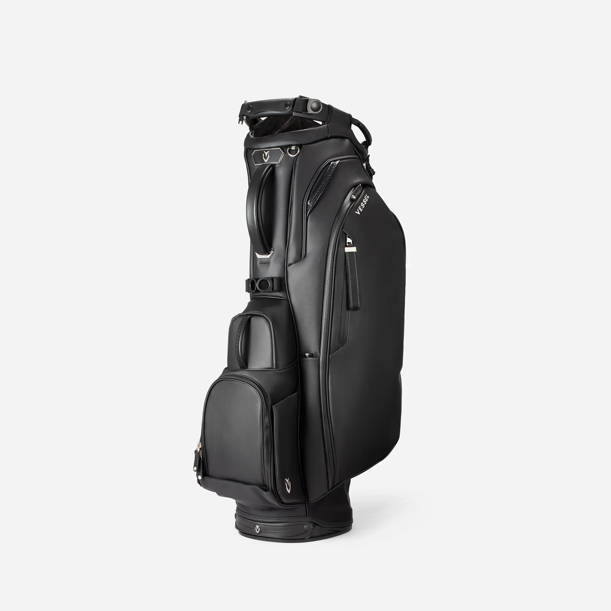 VESSEL Player V Pro Stand Golf Bag - Pebbled Black - Image 3