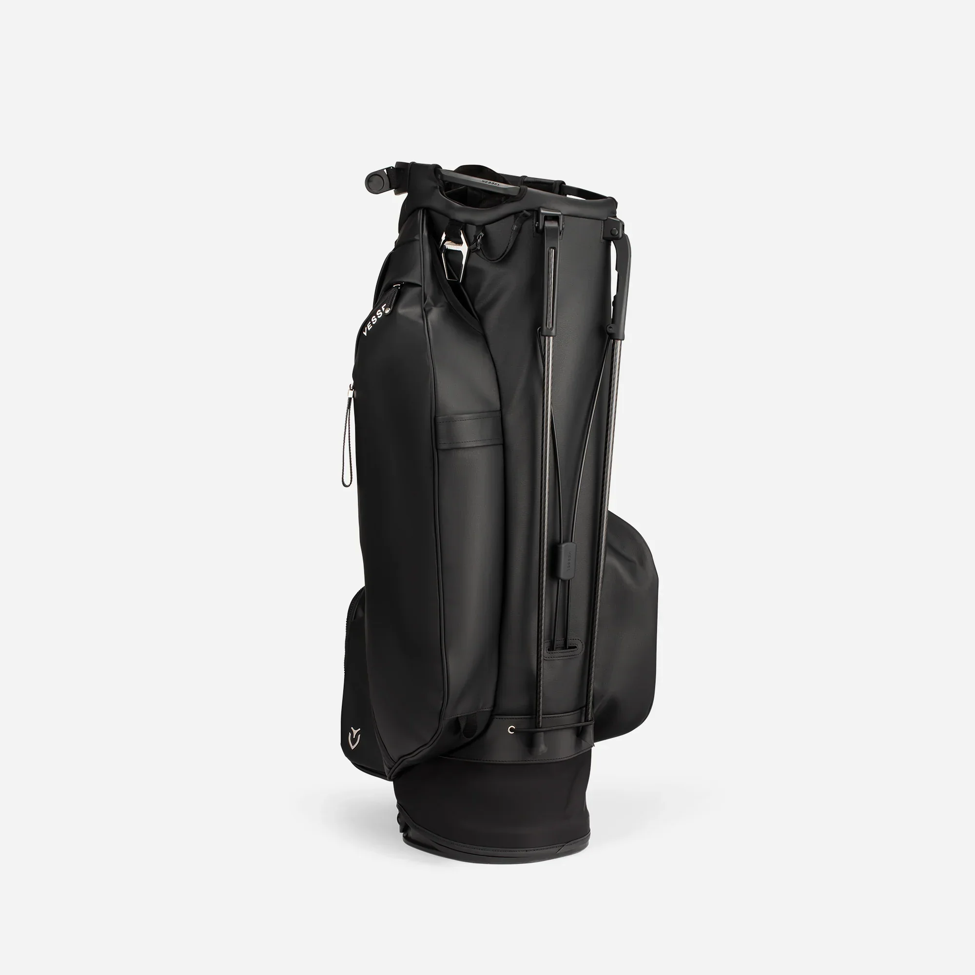 VESSEL Player V Pro Stand Golf Bag - Pebbled Black - Image 4