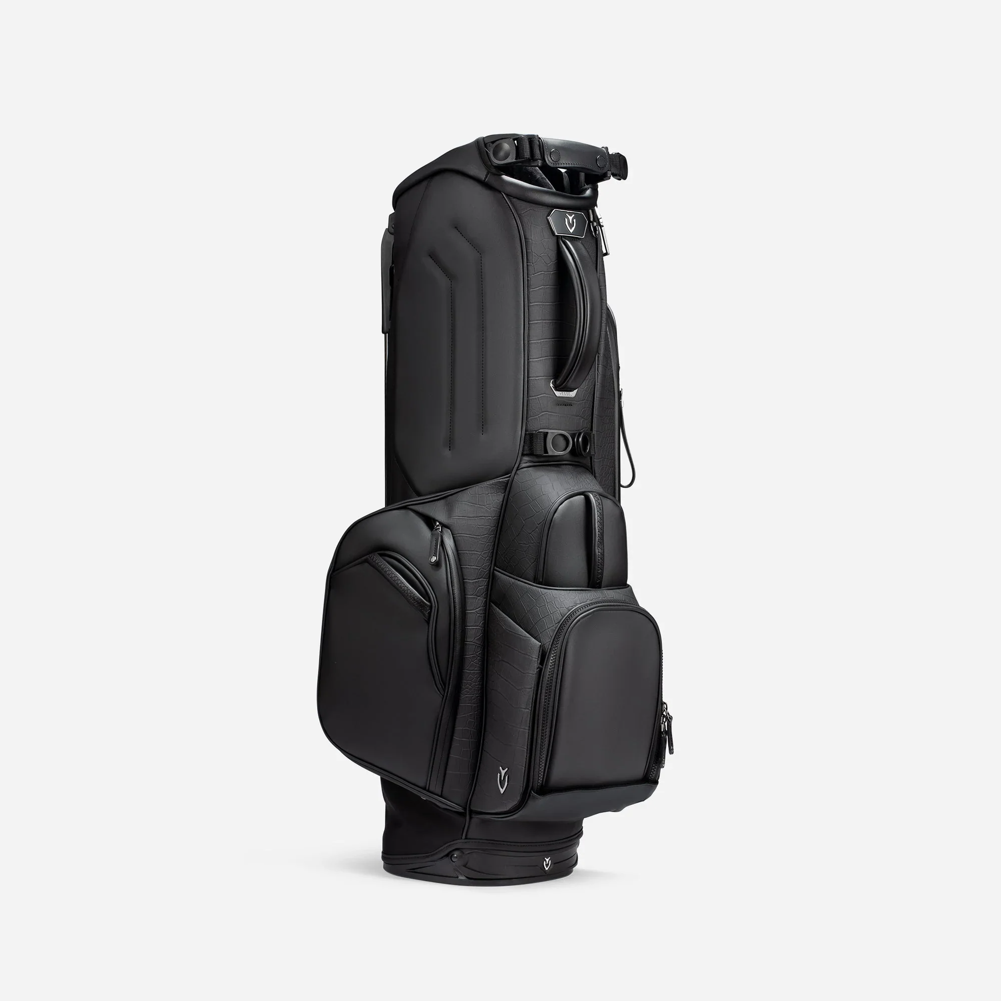 VESSEL Player V Stand Golf Bag - Croc Black - Image 4