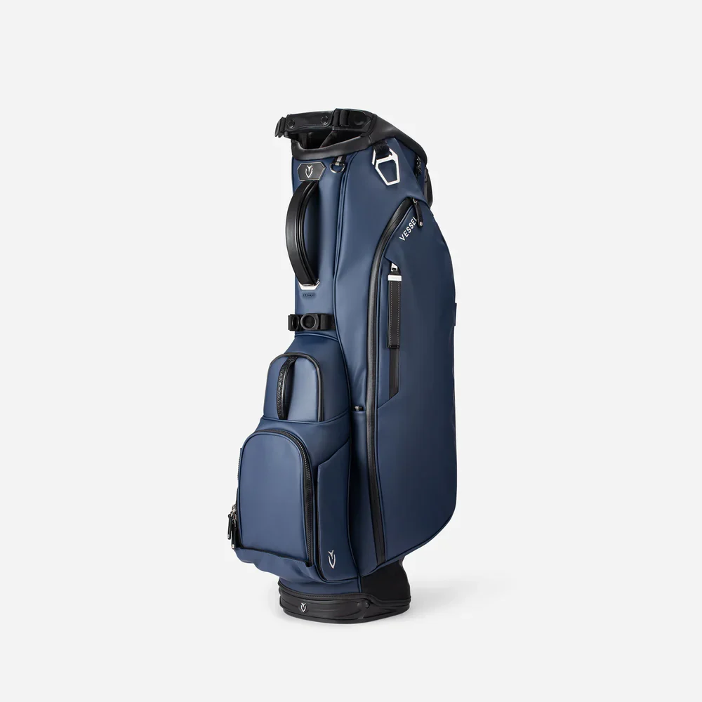 VESSEL Player V Stand Golf Bag - Pebbled Navy - Image 3