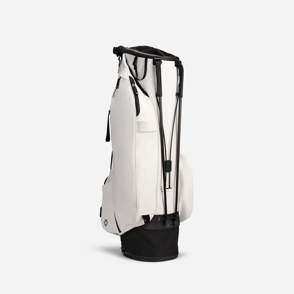 VESSEL Player V Stand Golf Bag - Pebbled White - Image 4