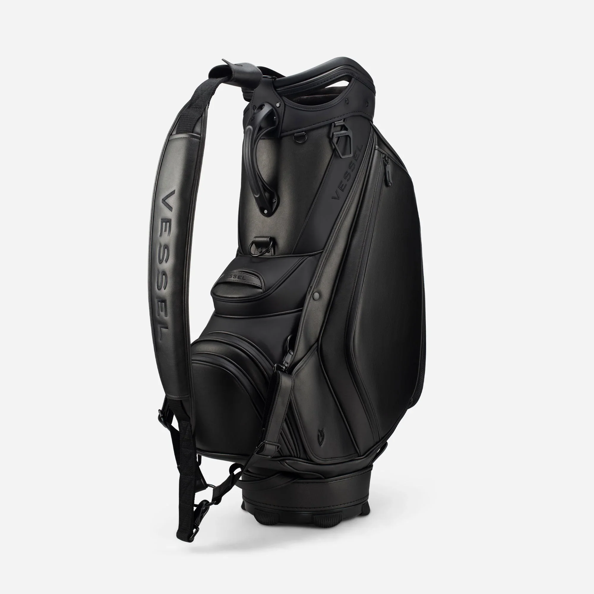 VESSEL Prime 2.0 Staff Golf Bag - Tour Performance & Luxury Design - Black - Image 2