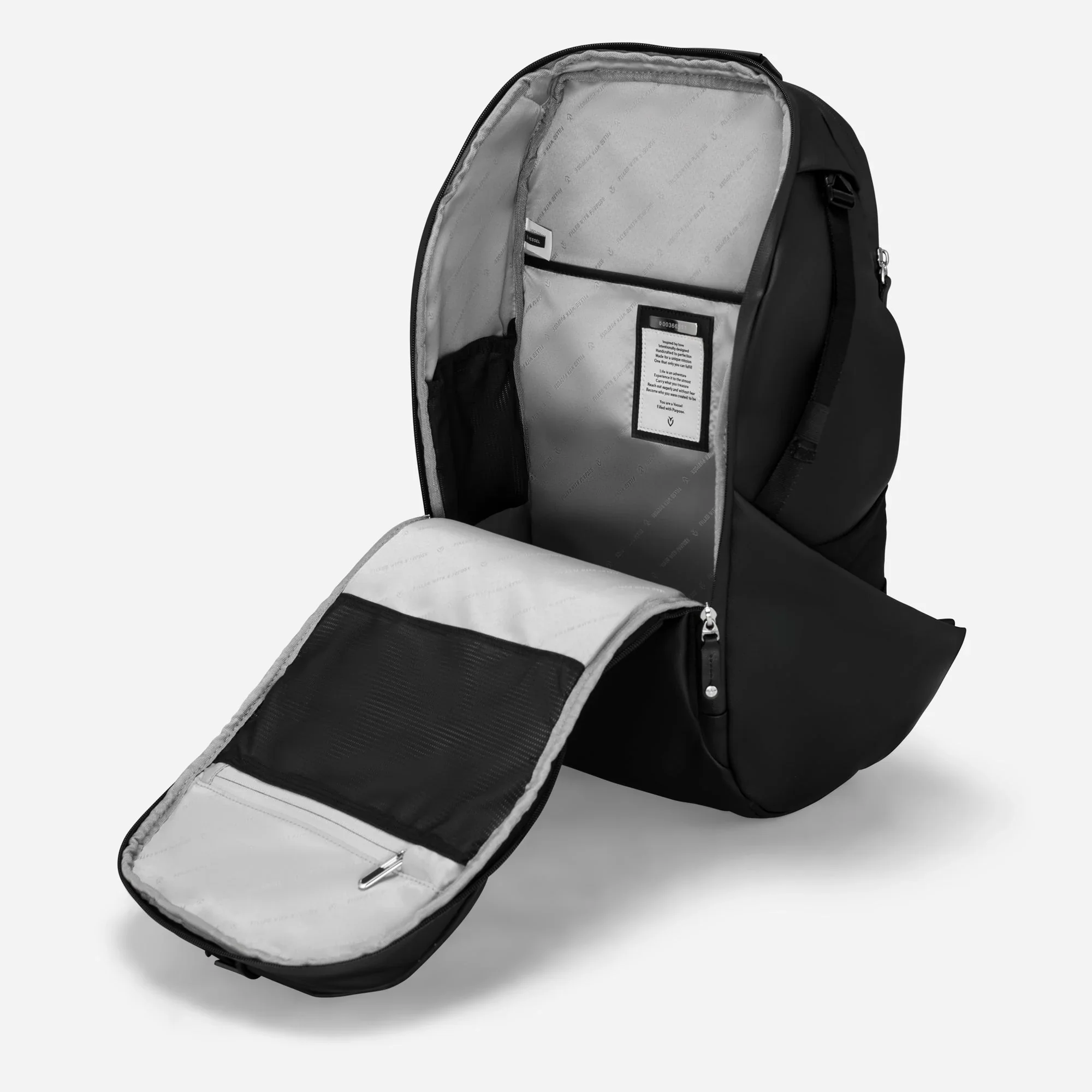 VESSEL PrimeX Plus Backpack - Pebbled Black - Image 5