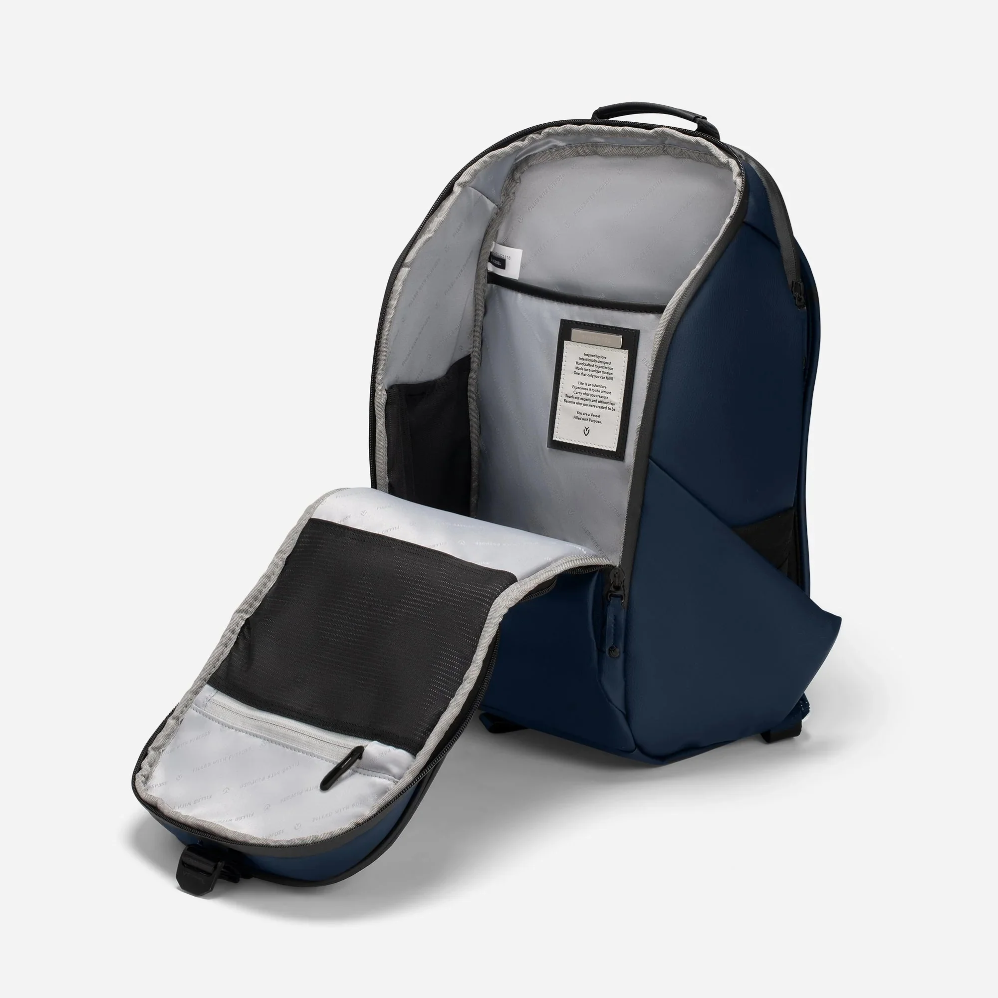 VESSEL PrimeX Plus Backpack - Pebbled Navy - Image 5
