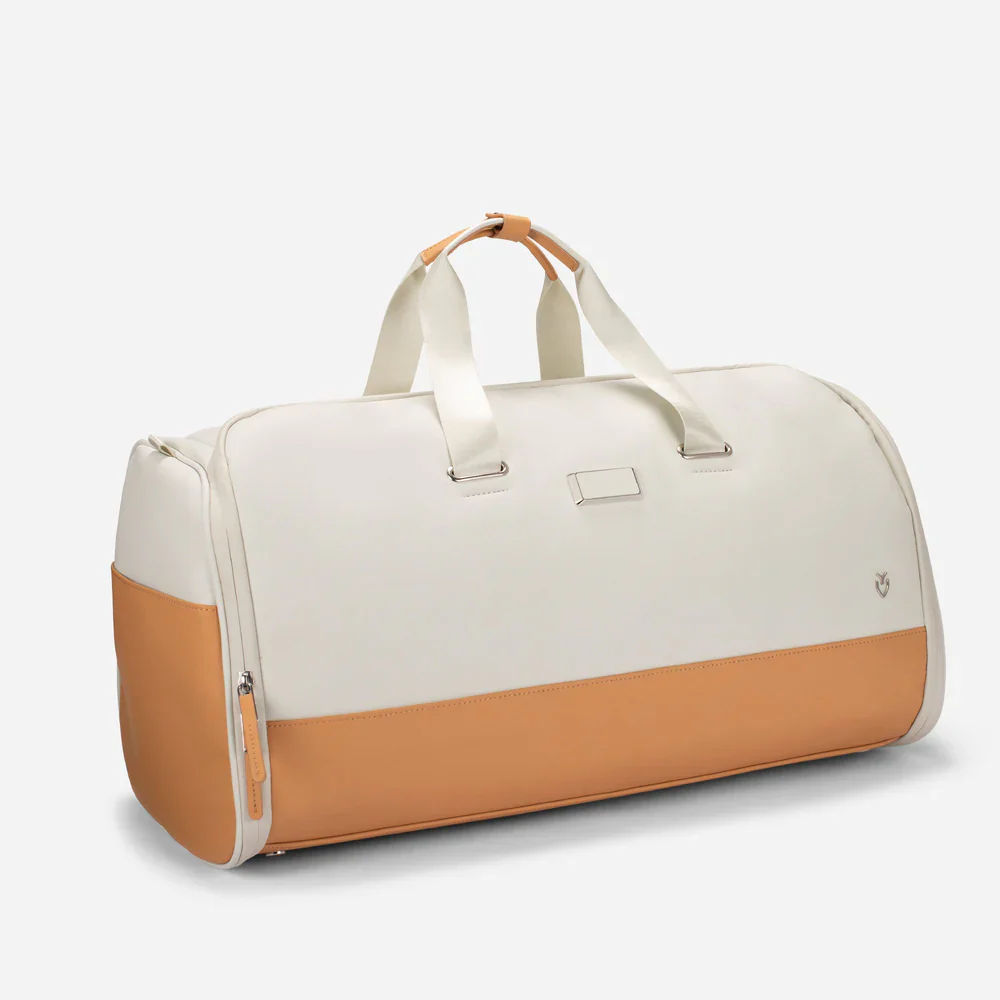 VESSEL Signature Garment Duffel Bag - Latte - Image 3