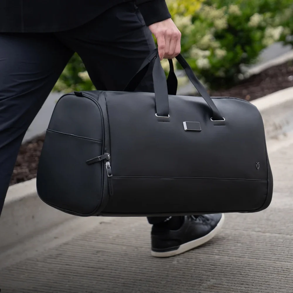VESSEL Signature Garment Duffel Bag - Pebbled Black - Image 2