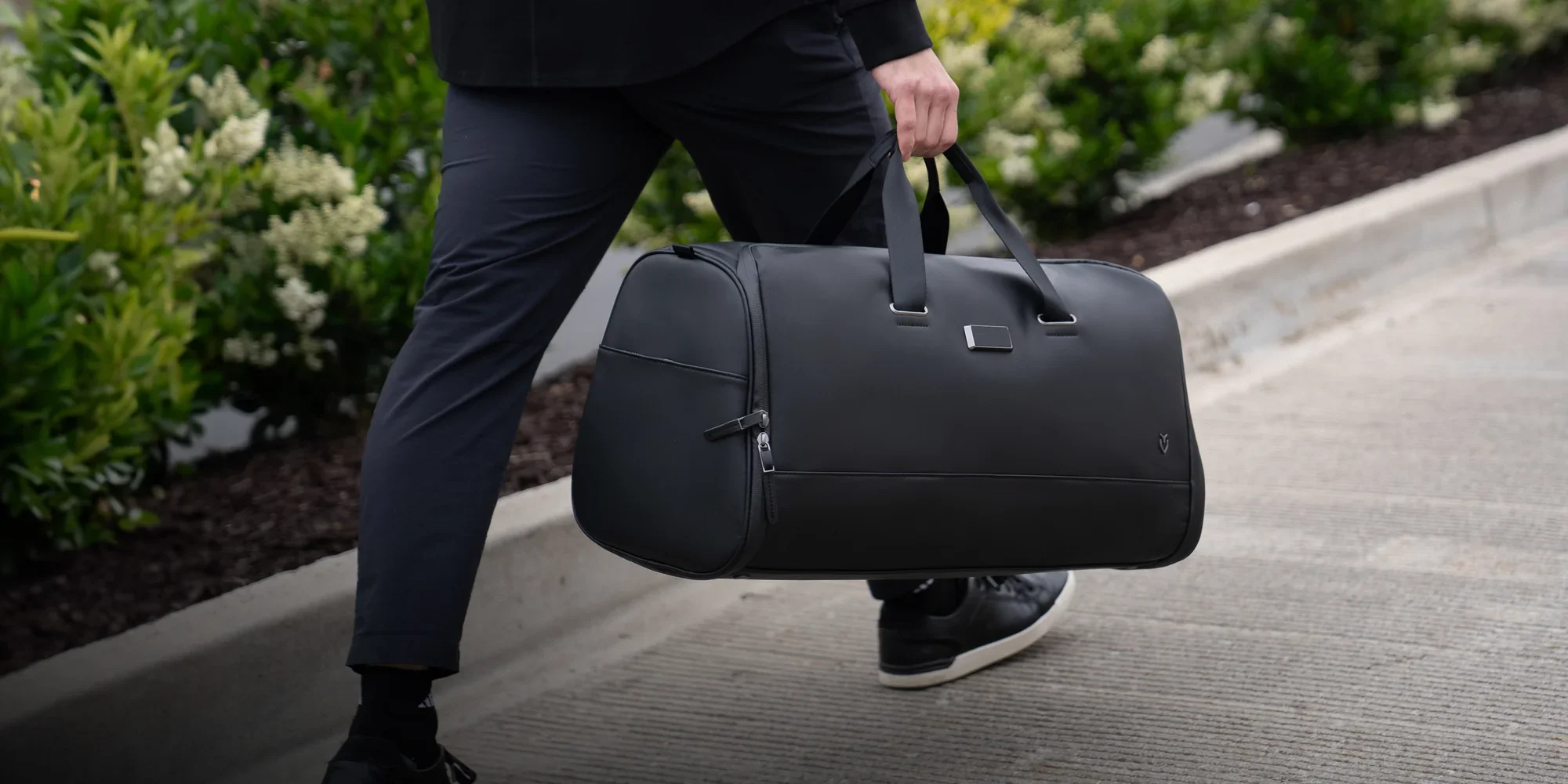 VESSEL Signature Garment Duffel Bag - Pebbled Black - Image 6