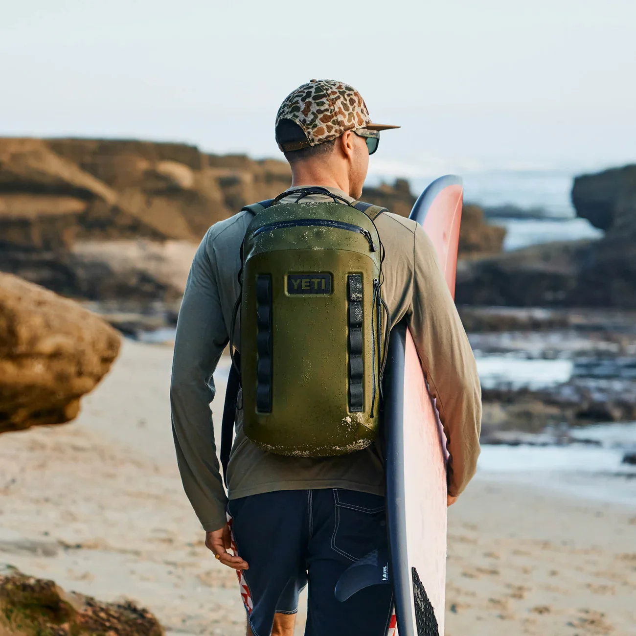 YETI Cayo 25L All‑Weather Backpack - Olive - Image 2