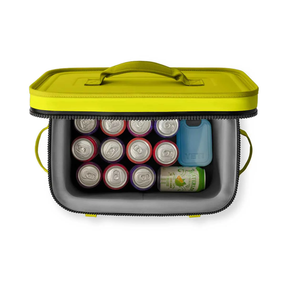 YETI Hopper Flip 18 Waterproof Leakproof Fabric Cooler Bag - Firefly Yellow - Image 2