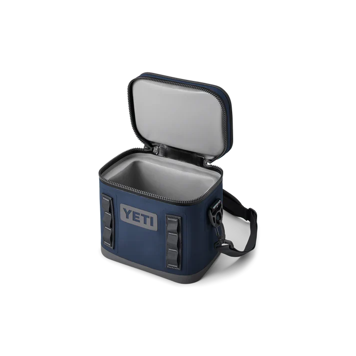 YETI Hopper Flip 8 Waterproof Leakproof Fabric Cooler Bag - Navy - Image 3