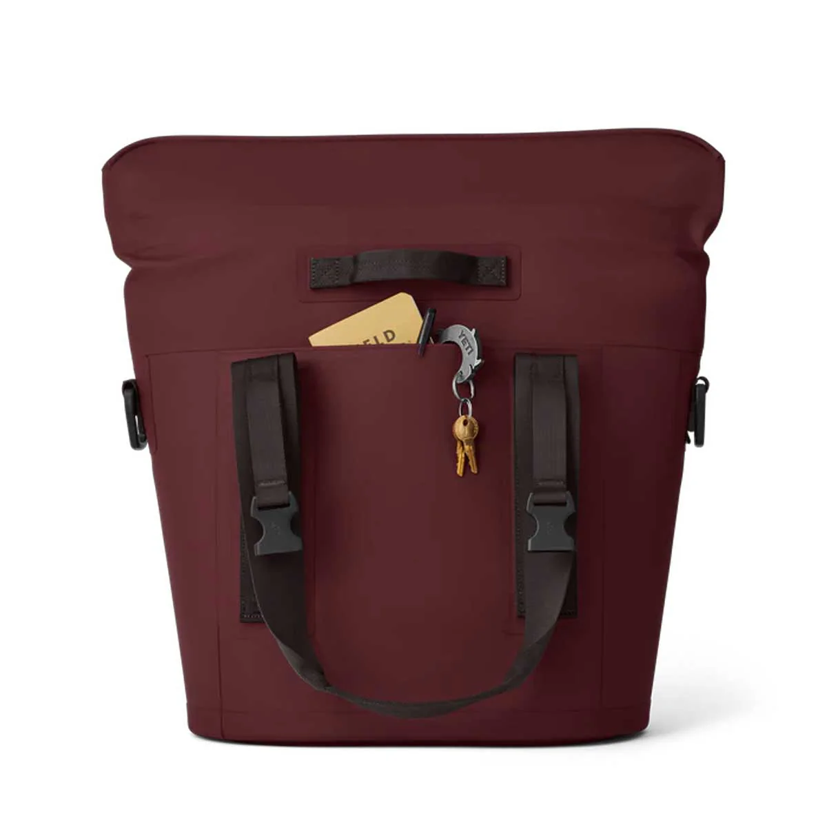YETI Hopper M15 Soft Cooler Bag - Wild Vine Red - Image 7