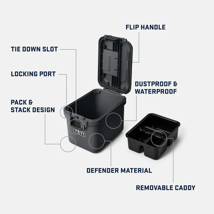 YETI Loadout Gobox 15 Gear Case - Charcoal - Image 3