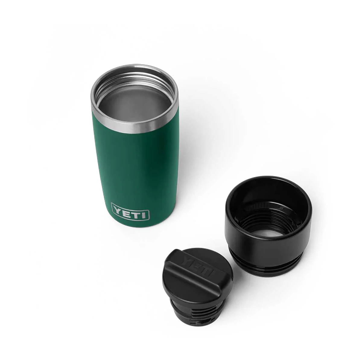 YETI Rambler 12 OZ (354ml) Travel Bottle with Commuter Cap - Black Forest Green - Image 4