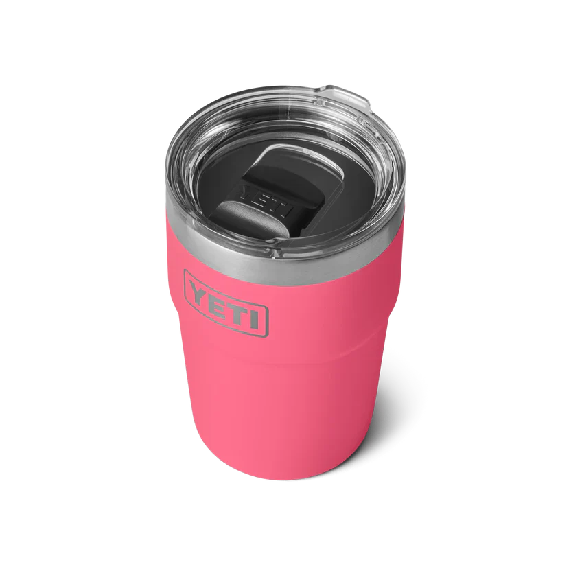 YETI Rambler 16 OZ (473ml) Stackable Cup With Magslider Lid - Tropical Pink - Image 2
