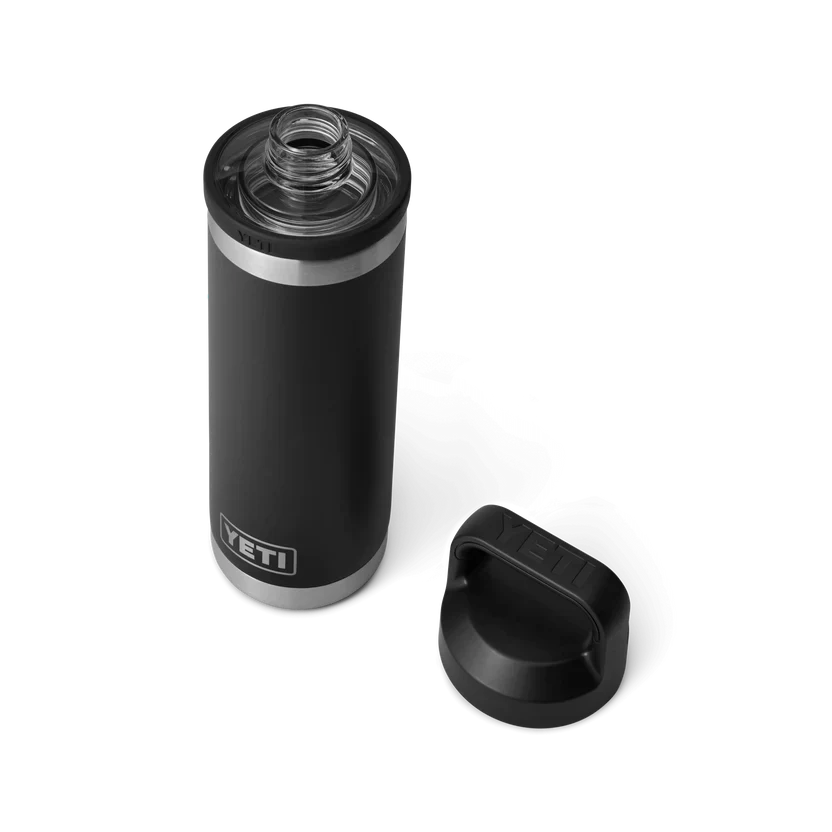 YETI Rambler 18 OZ (532ml) Bottle With Chug Cap - Black - Image 4