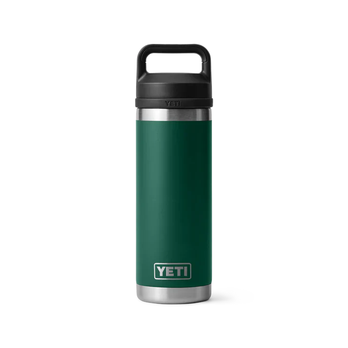 YETI Rambler 18 OZ (532ml) Bottle With Chug Cap - Black Forest Green