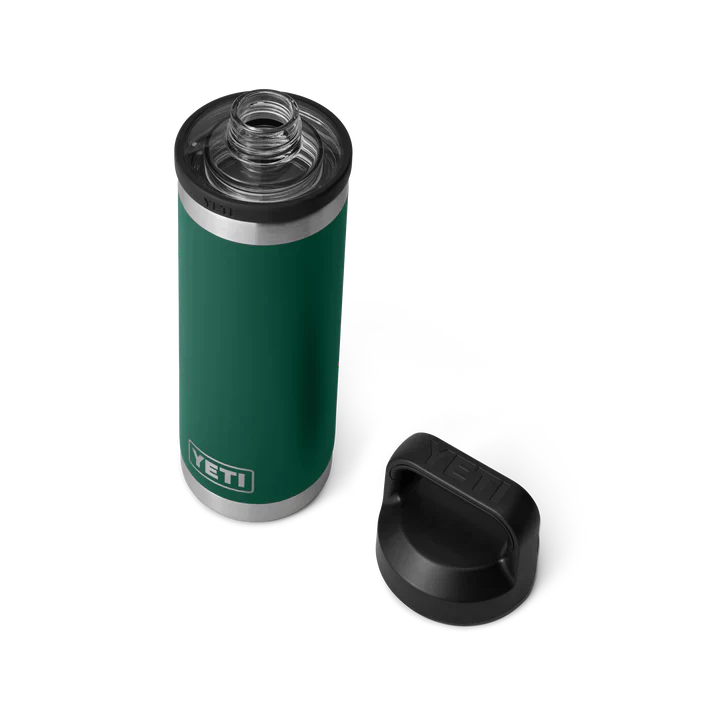 YETI Rambler 18 OZ (532ml) Bottle With Chug Cap - Black Forest Green - Image 2