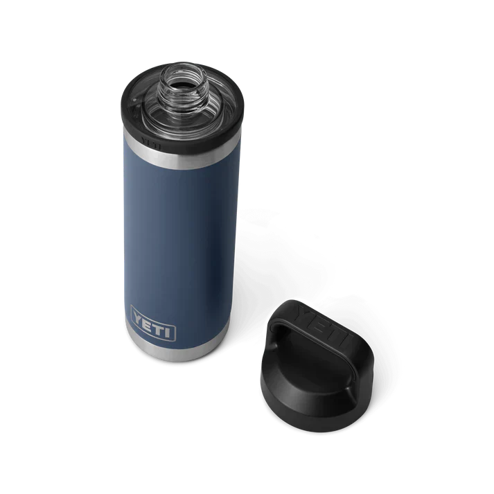 YETI Rambler 18 OZ (532ml) Bottle With Chug Cap - Navy - Image 2
