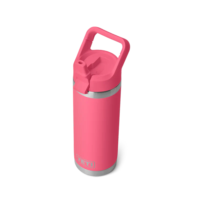YETI Rambler 18 OZ (532ml) Bottle With Straw Cap - Tropical Pink - Image 3